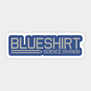 Blueshirt Science Sticker